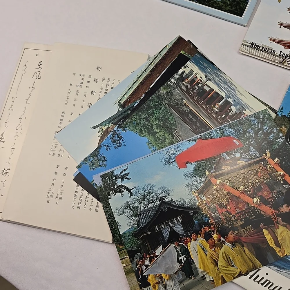 Vintage Travel JAPAN Brochure paper ad tourist guide map book tag postcards